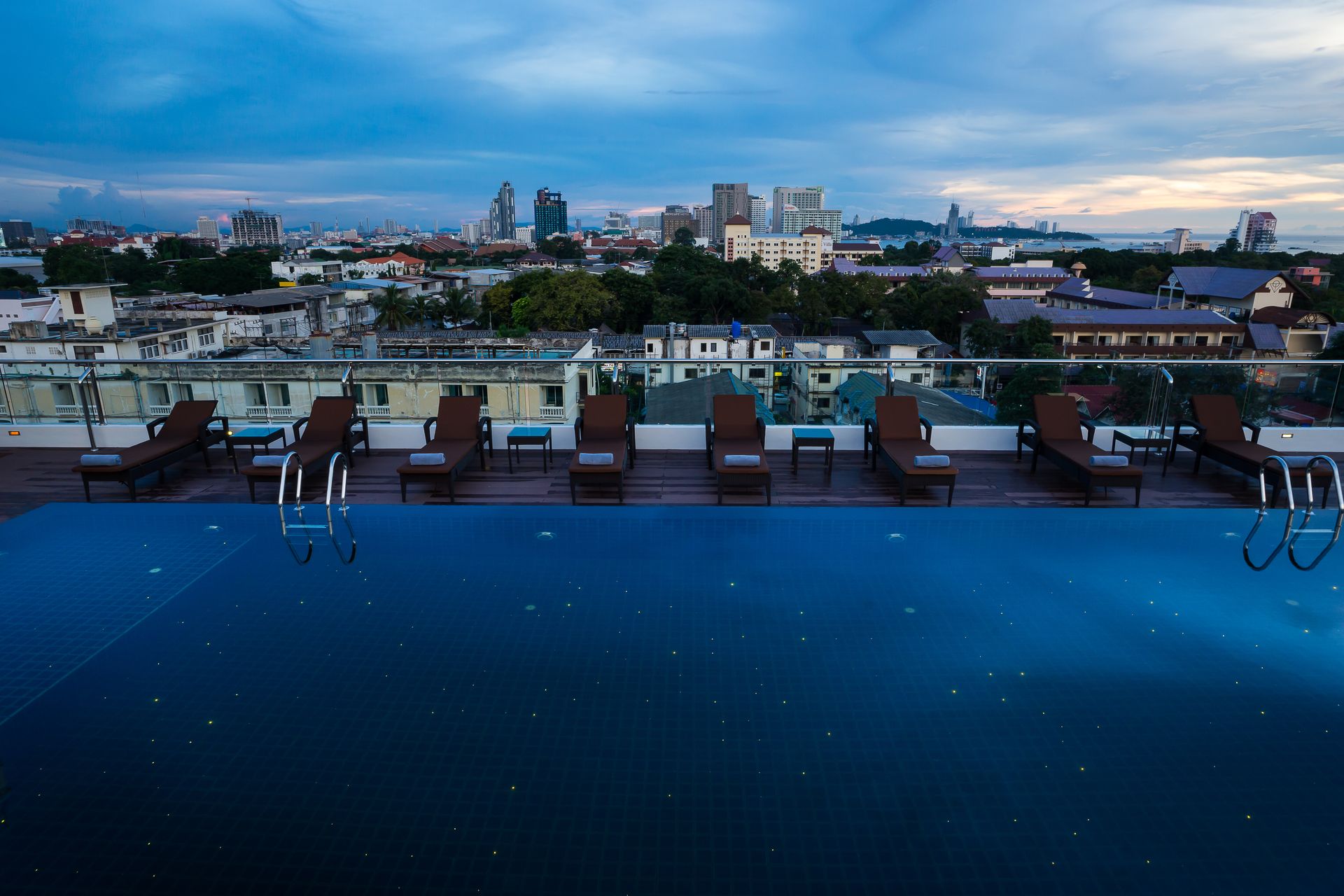 Pool over the skyline