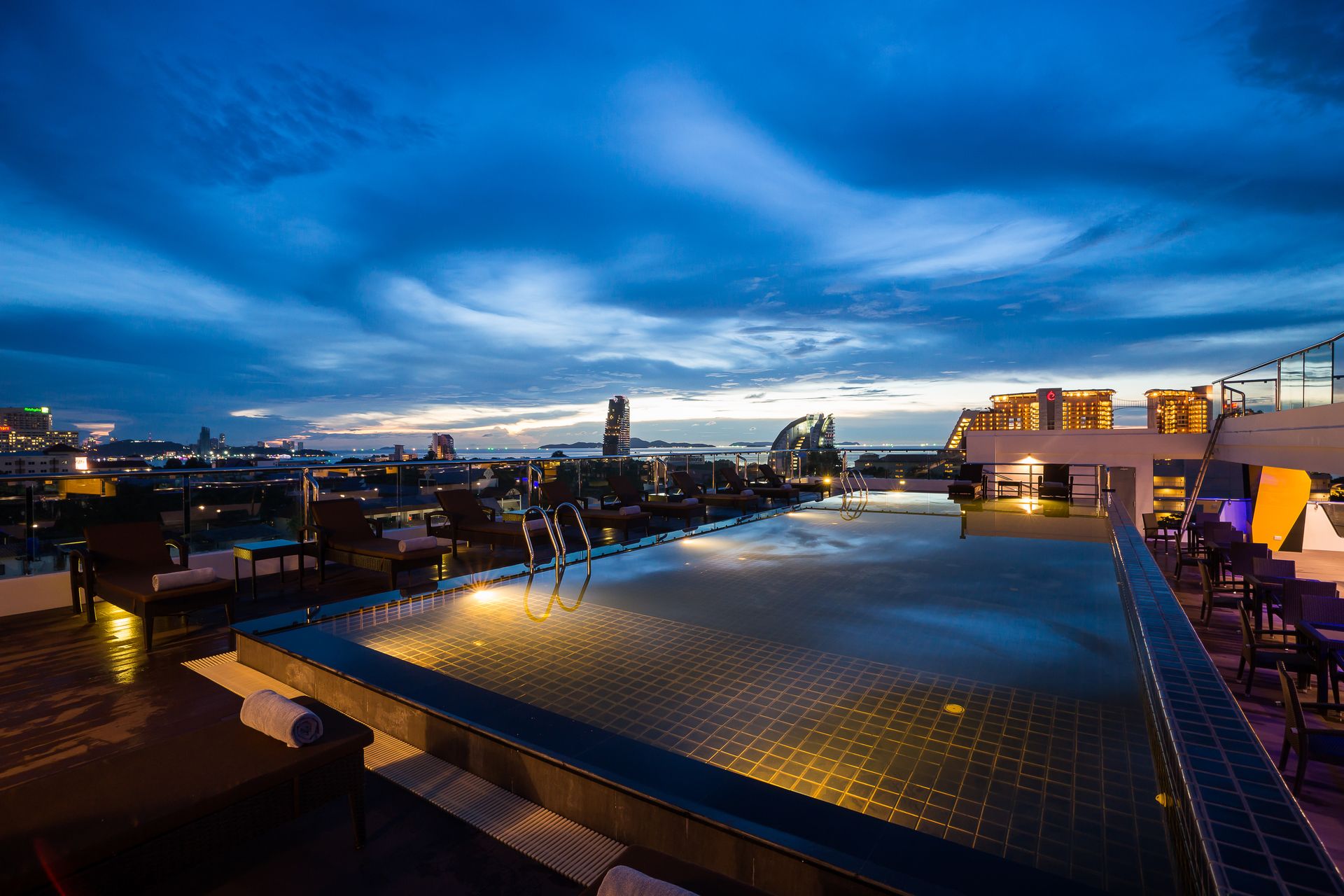Rooftop pool